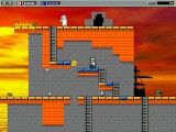 Brickman consists of platforms and ladders. And bugs, ghosts, fire, pidgeons...