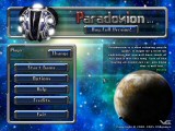 Paradoxion is themed around space and planets. The first page greets you with a testimonial!