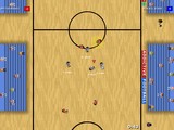 Here's a typical game being played in the indoor arena.