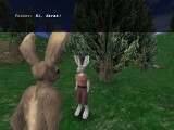 "Hi Sarah!" - Turner greets his fellow bunnies.