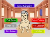 Helping Newt Gingrich to get dressed.